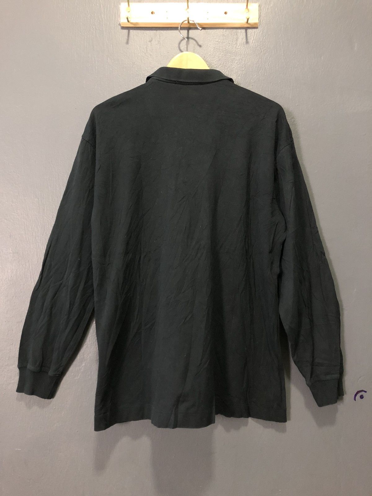 Vintage × Yves Saint Laurent VINTAGE YSL SINGLE POCKET LONG SLEEVE POLO SHIRT Size US M / EU 48-50 / 2 - 7 Thumbnail