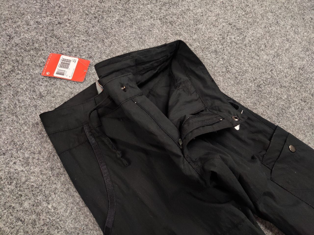 Nike New Vintage 90's Nike Cargo Black Baggy Women's Pants Size 27" / US 4 / IT 40 - 12 Thumbnail