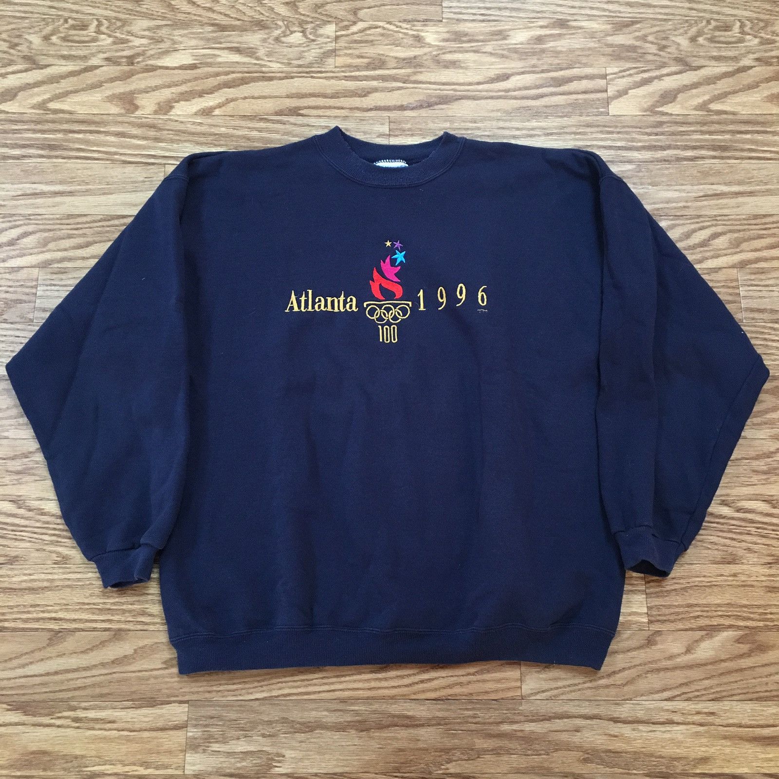 image of Vintage 1996 Atlanta Olympics in Blue, Men's (Size XL)