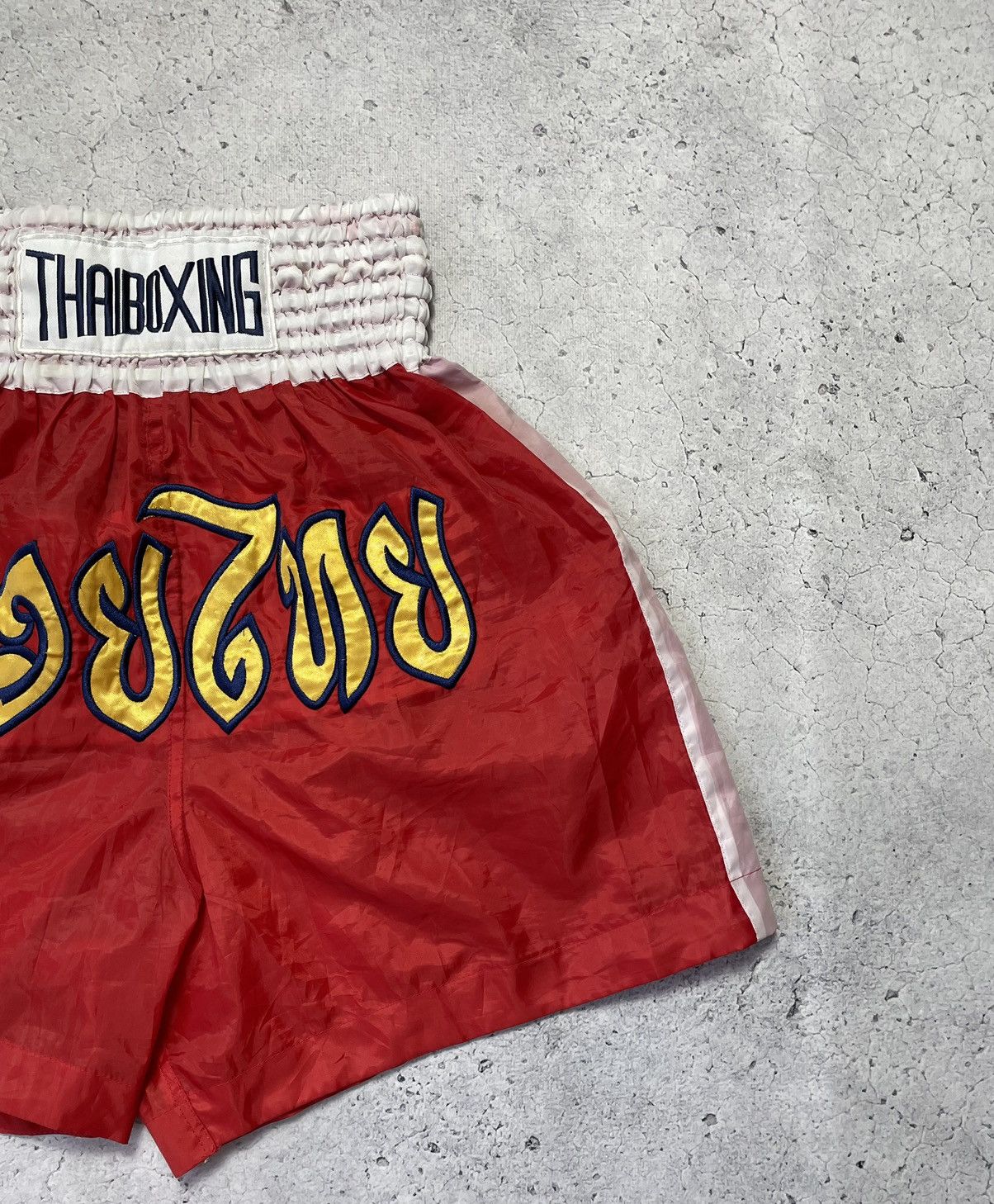 Japanese Brand × Vintage Vintage Muay Thai Shorts Thaiboxing Size US 36 / EU 52 - 7 Thumbnail