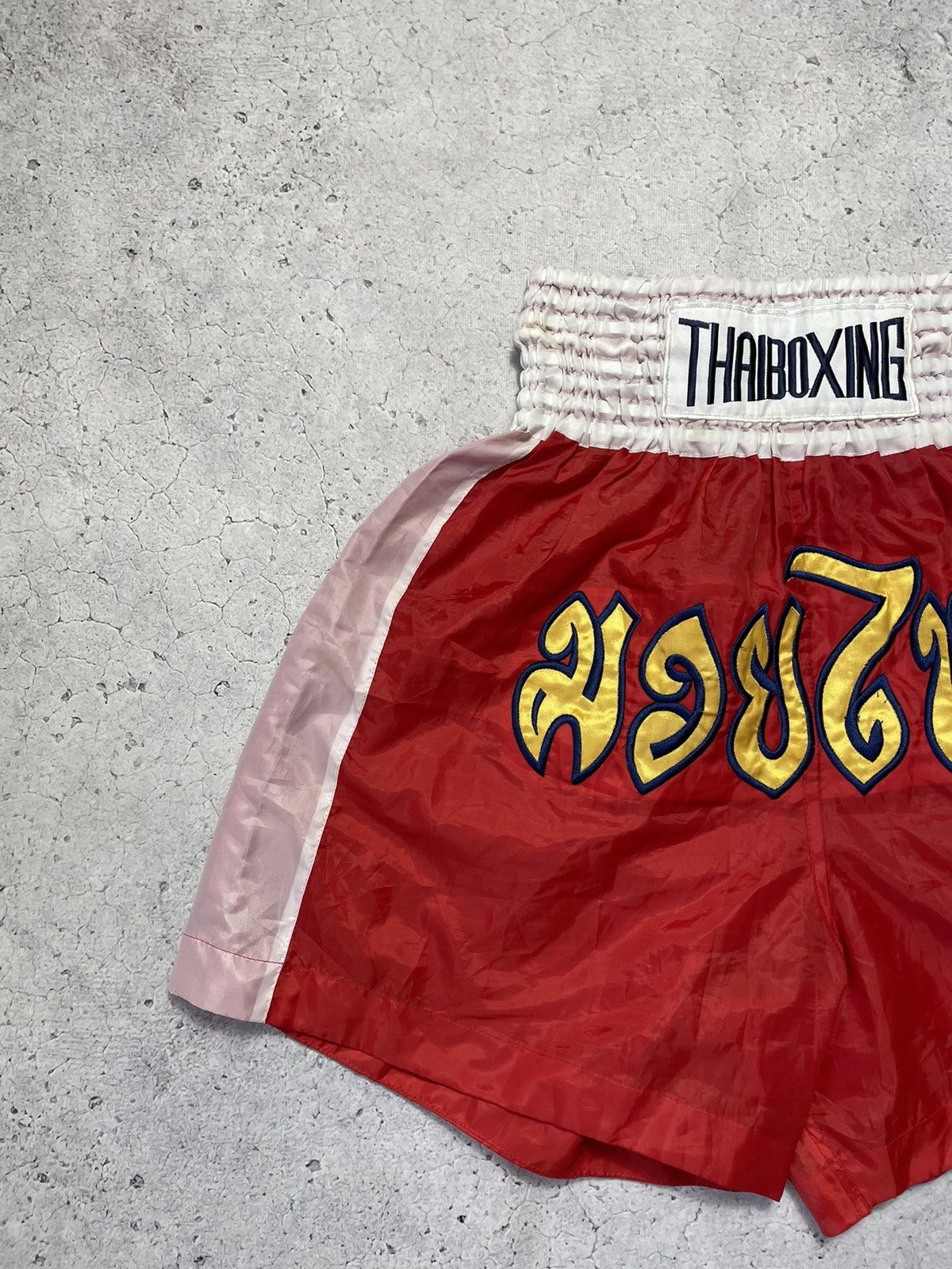 Japanese Brand × Vintage Vintage Muay Thai Shorts Thaiboxing Size US 36 / EU 52 - 6 Thumbnail