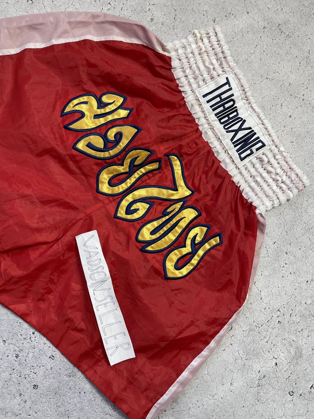 Japanese Brand × Vintage Vintage Muay Thai Shorts Thaiboxing Size US 36 / EU 52 - 8 Thumbnail