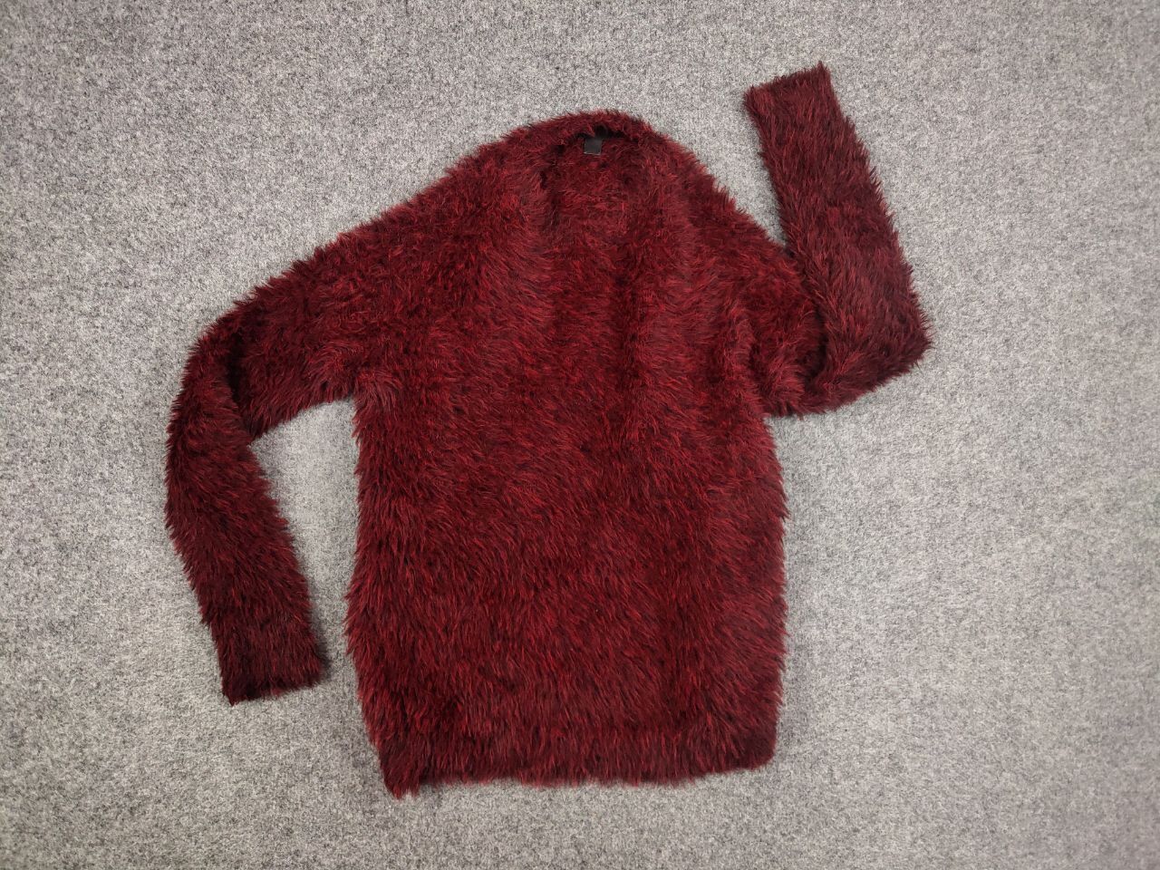 Japanese Brand Vintage Japanese Dark Mohair Style Fuzzy Crewneck Sweater Size US M / EU 48-50 / 2 - 10 Thumbnail