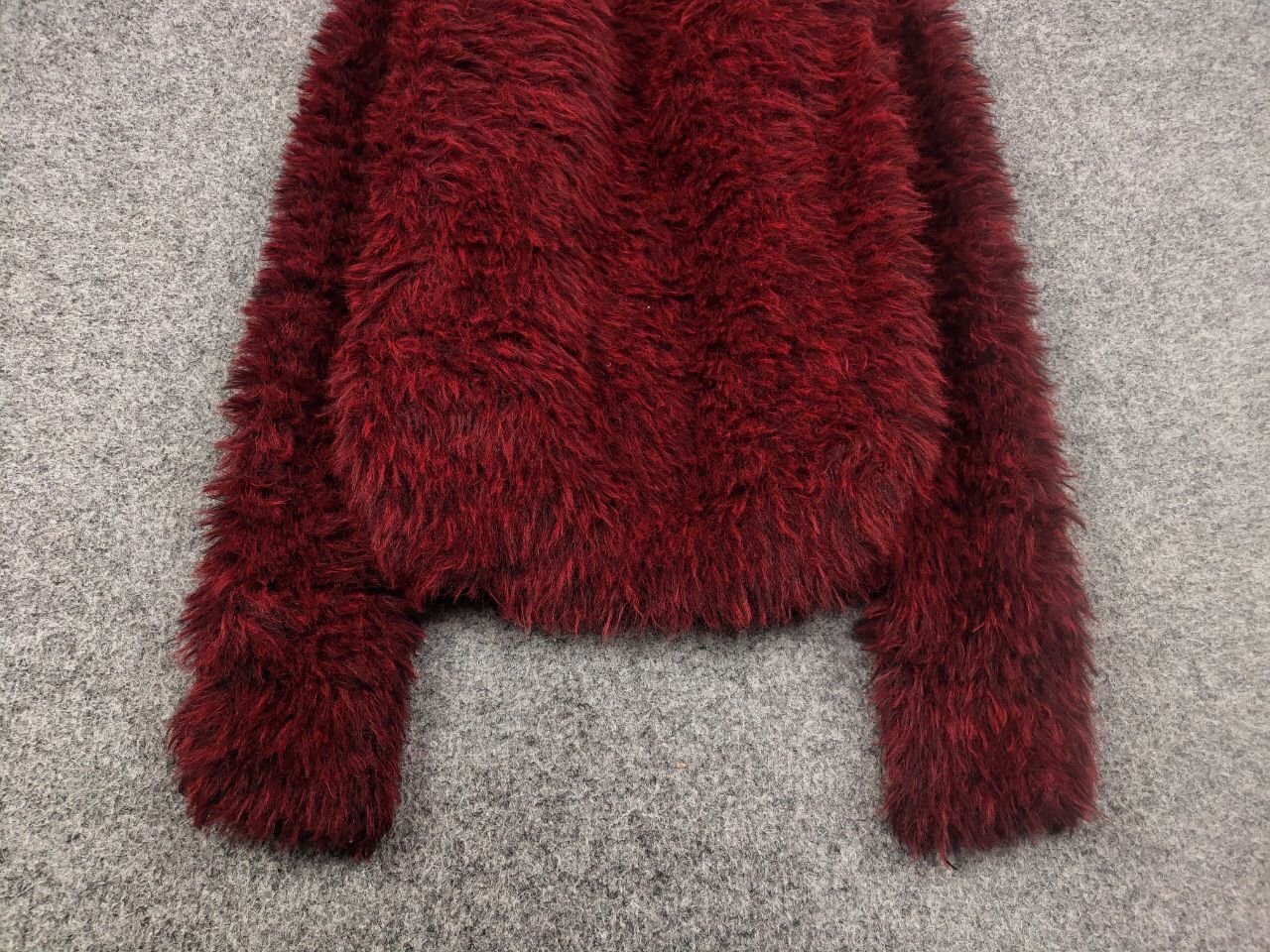 Japanese Brand Vintage Japanese Dark Mohair Style Fuzzy Crewneck Sweater Size US M / EU 48-50 / 2 - 6 Thumbnail
