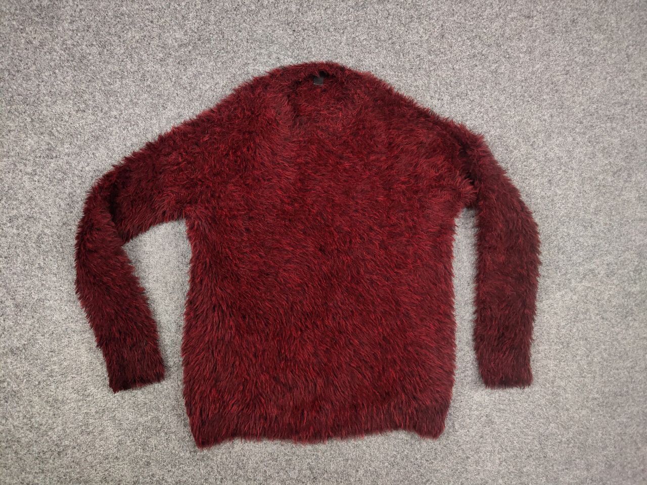 Japanese Brand Vintage Japanese Dark Mohair Style Fuzzy Crewneck Sweater Size US M / EU 48-50 / 2 - 11 Thumbnail