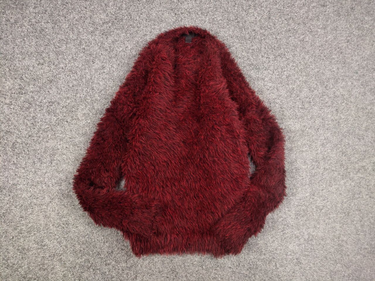 Japanese Brand Vintage Japanese Dark Mohair Style Fuzzy Crewneck Sweater Size US M / EU 48-50 / 2 - 9 Thumbnail