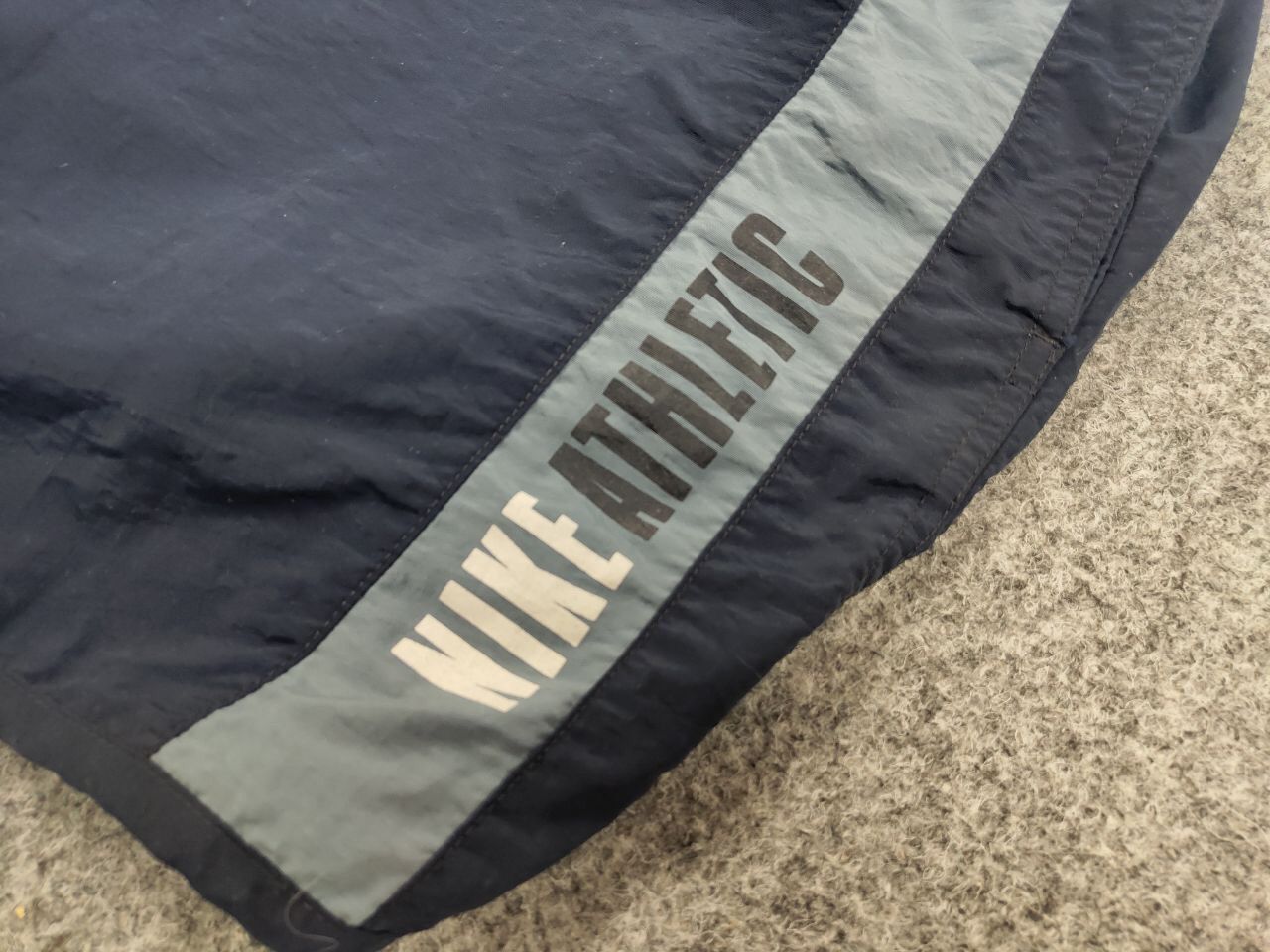 Nike Vintage 90's Nike Athletic Shorts Blue Logo Swoosh Casual Size US 36 / EU 52 - 7 Thumbnail