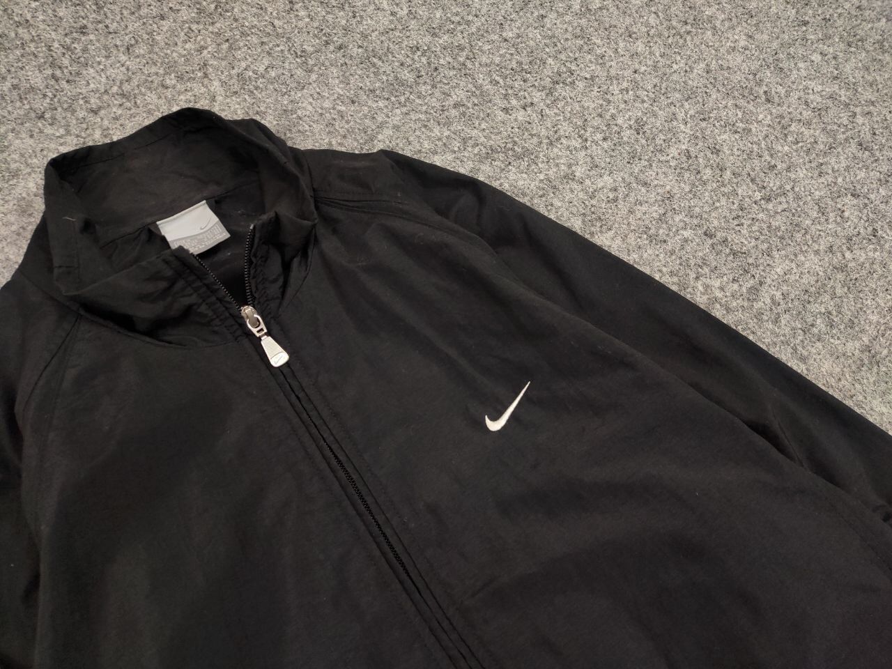 Nike Vintage 90's Nike Swoosh nylon Lightweight Track Jacket Size US M / EU 48-50 / 2 - 12 Thumbnail