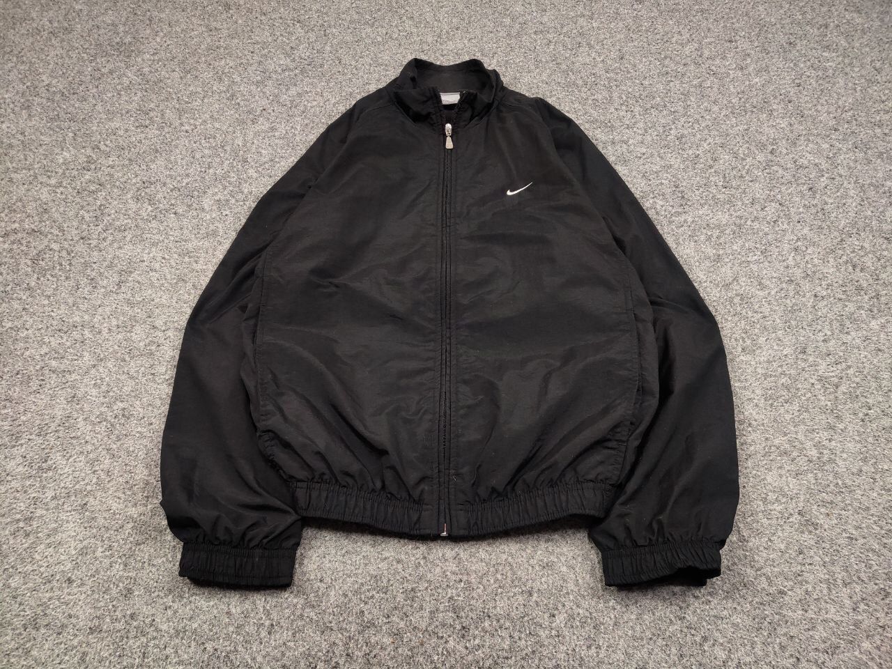 Nike Vintage 90's Nike Swoosh nylon Lightweight Track Jacket Size US M / EU 48-50 / 2 - 2 Thumbnail