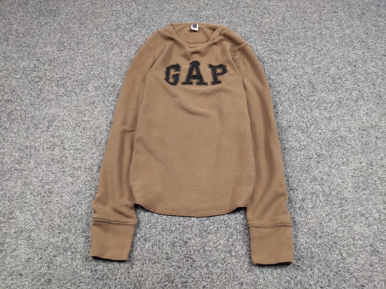 Gap Vintage 90's Gap light men's Sweatshirt in brown Logo Hype Size US M / EU 48-50 / 2 - 2 Thumbnail
