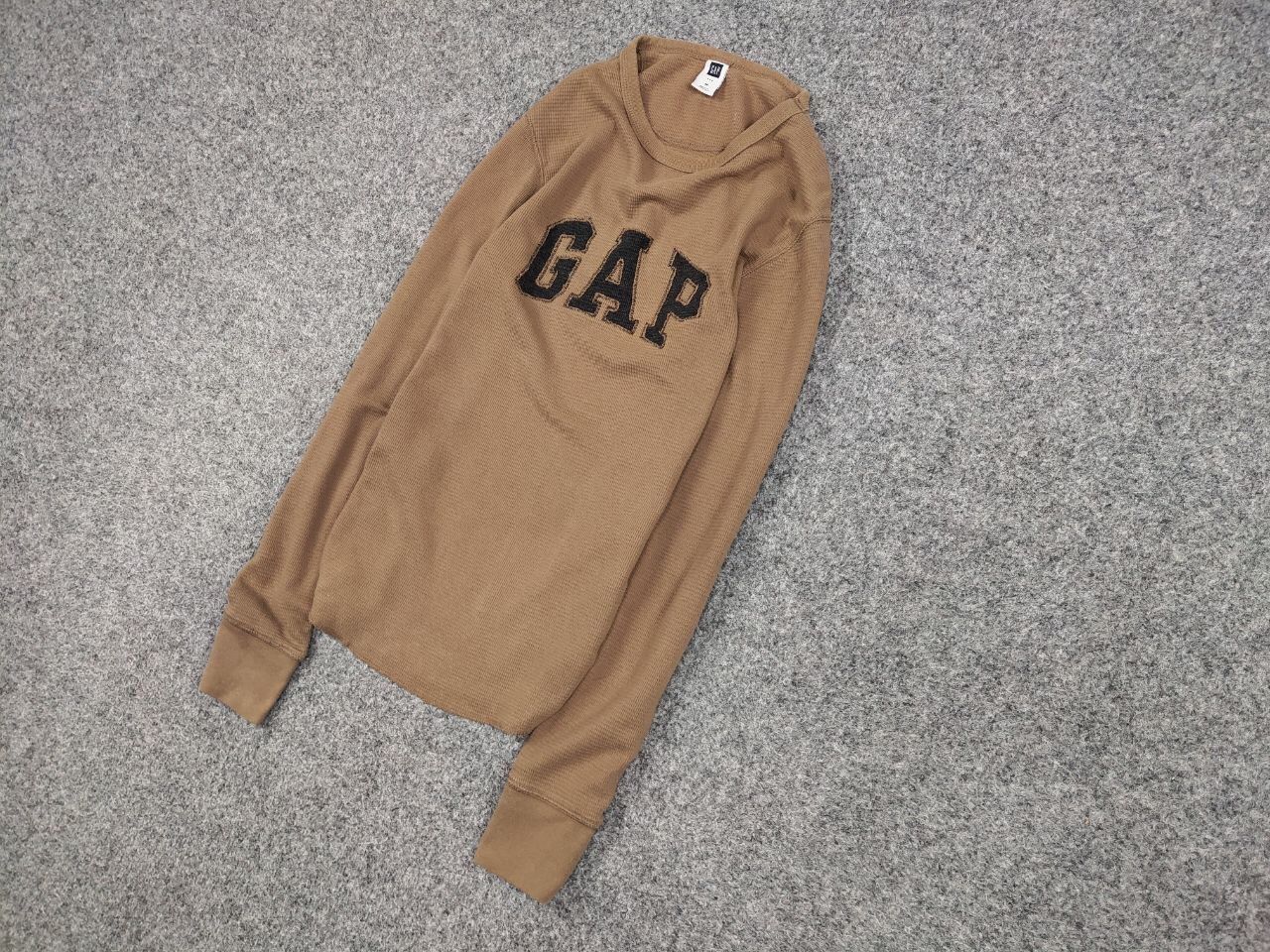 Gap Vintage 90's Gap light men's Sweatshirt in brown Logo Hype Size US M / EU 48-50 / 2 - 3 Thumbnail
