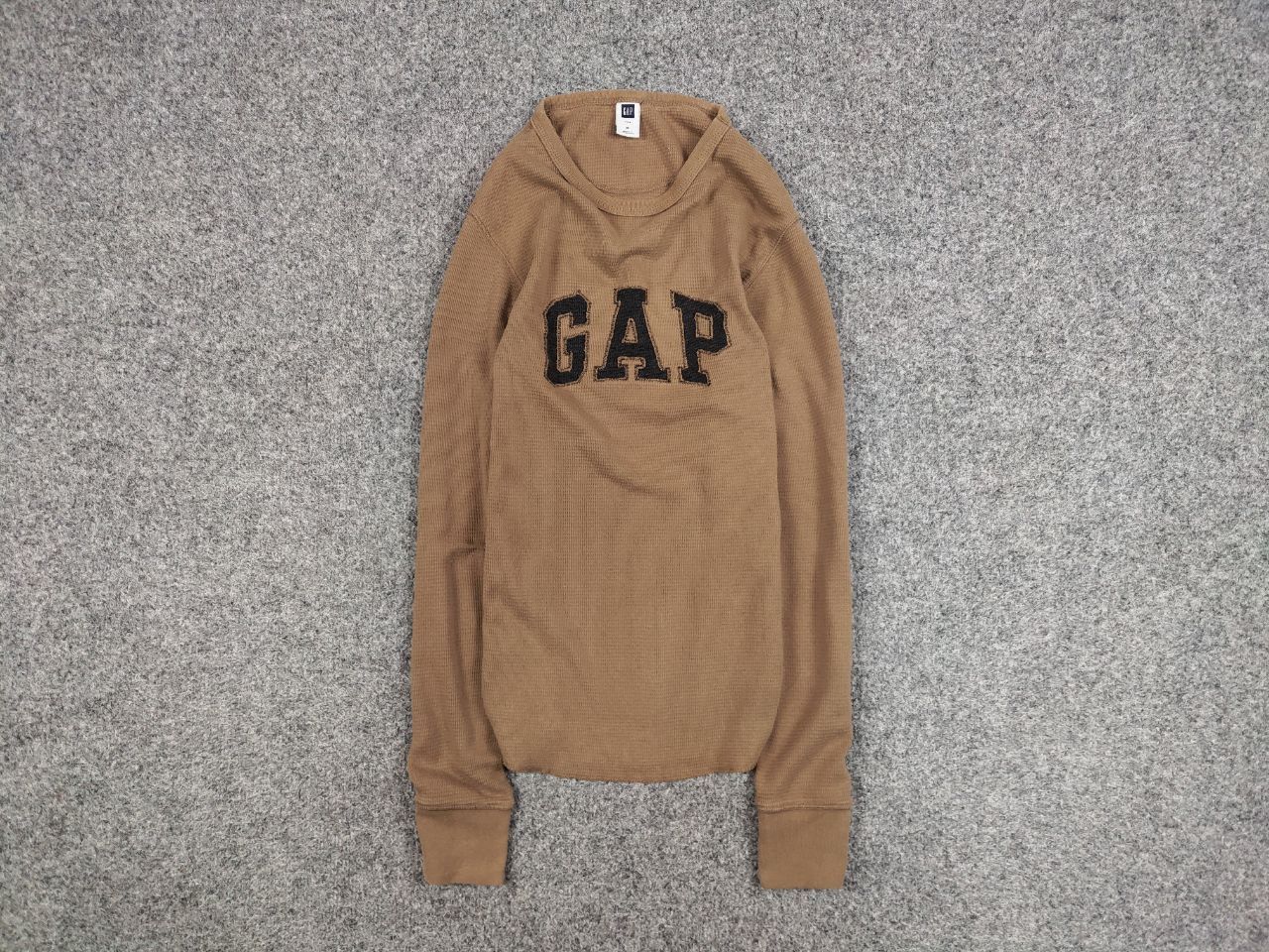 Gap Vintage 90's Gap light men's Sweatshirt in brown Logo Hype Size US M / EU 48-50 / 2 - 1 Thumbnail