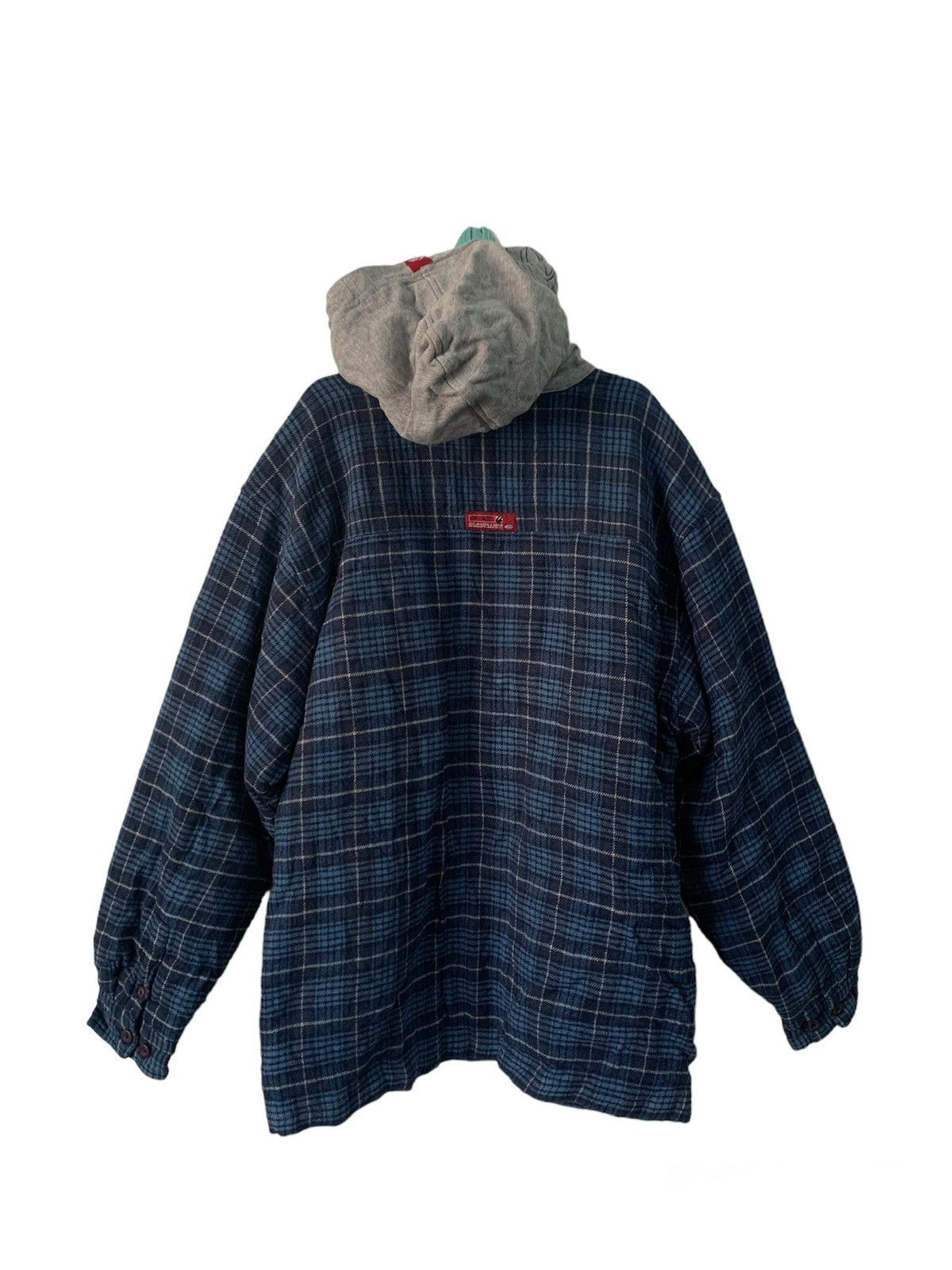 Quiksilver Quiksilver Checkered Jacket Hooded & Quilted Inner Size US XL / EU 56 / 4 - 2 Thumbnail