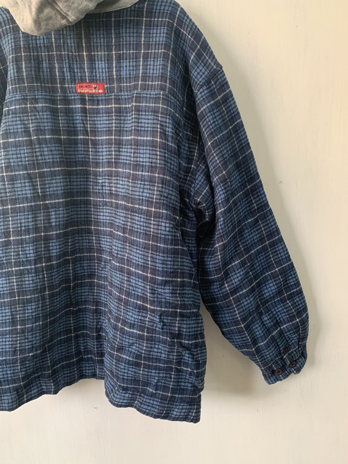 Quiksilver Quiksilver Checkered Jacket Hooded & Quilted Inner Size US XL / EU 56 / 4 - 10 Thumbnail