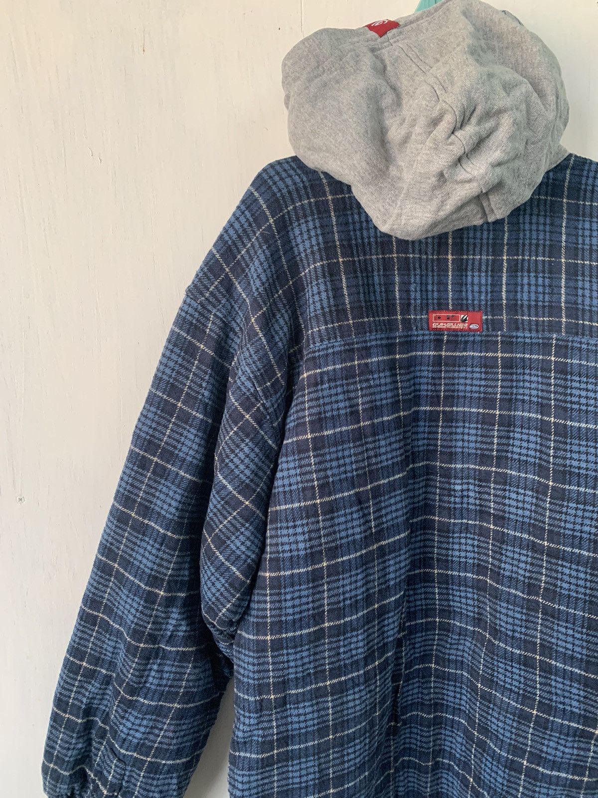 Quiksilver Quiksilver Checkered Jacket Hooded & Quilted Inner Size US XL / EU 56 / 4 - 8 Thumbnail