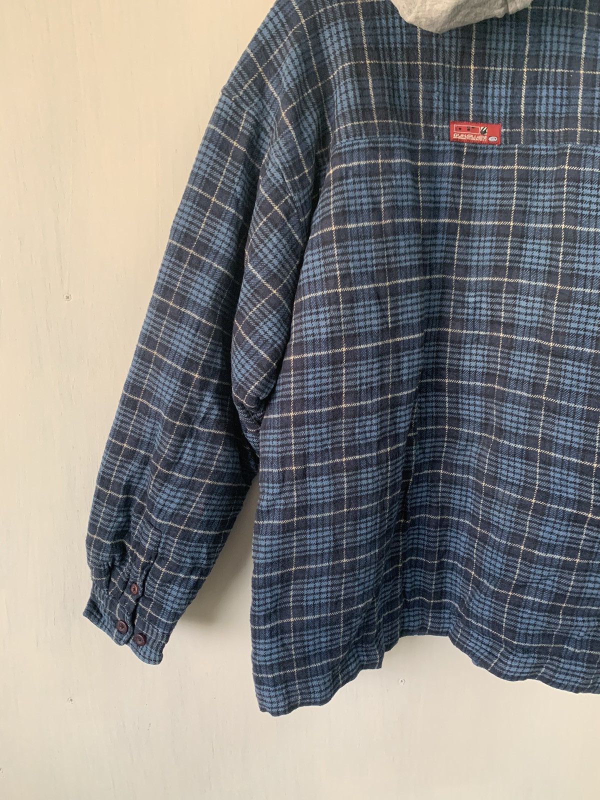 Quiksilver Quiksilver Checkered Jacket Hooded & Quilted Inner Size US XL / EU 56 / 4 - 11 Thumbnail