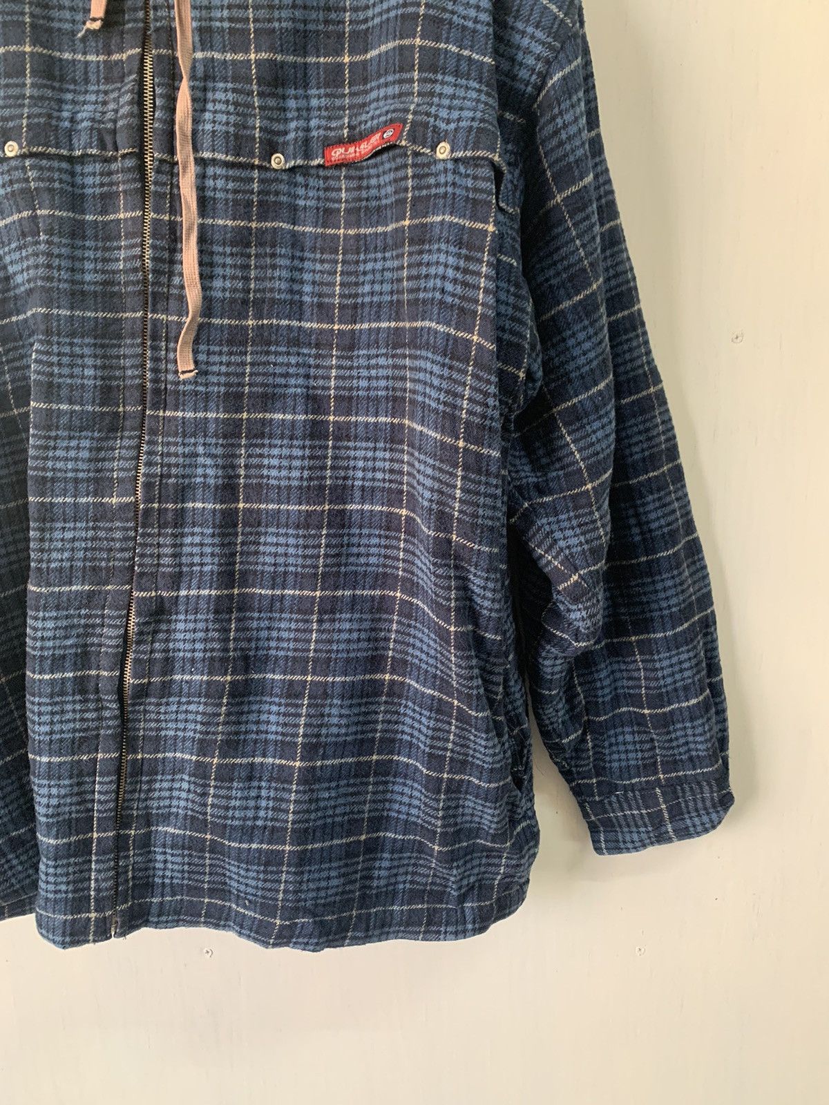 Quiksilver Quiksilver Checkered Jacket Hooded & Quilted Inner Size US XL / EU 56 / 4 - 5 Thumbnail