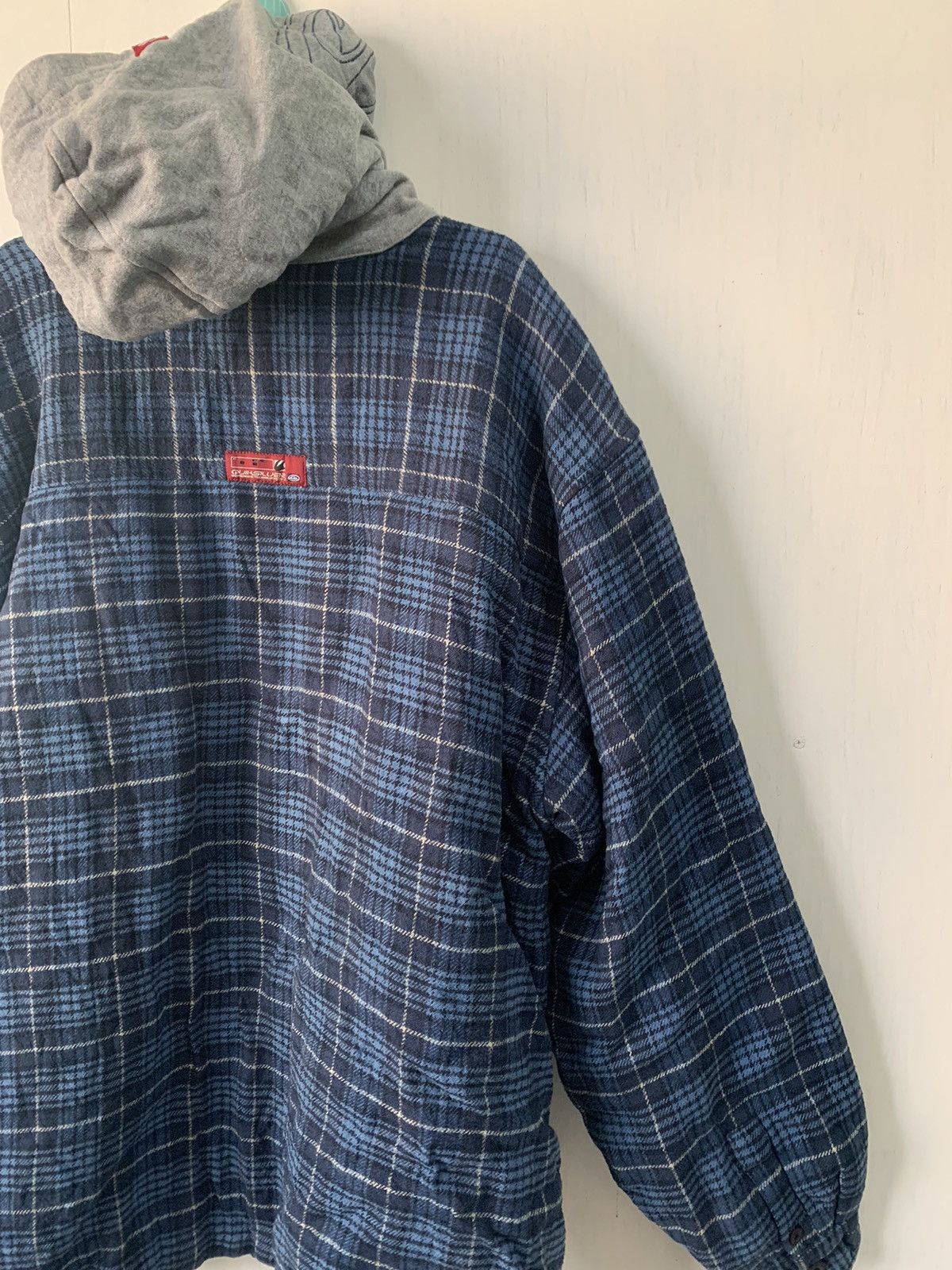 Quiksilver Quiksilver Checkered Jacket Hooded & Quilted Inner Size US XL / EU 56 / 4 - 9 Thumbnail