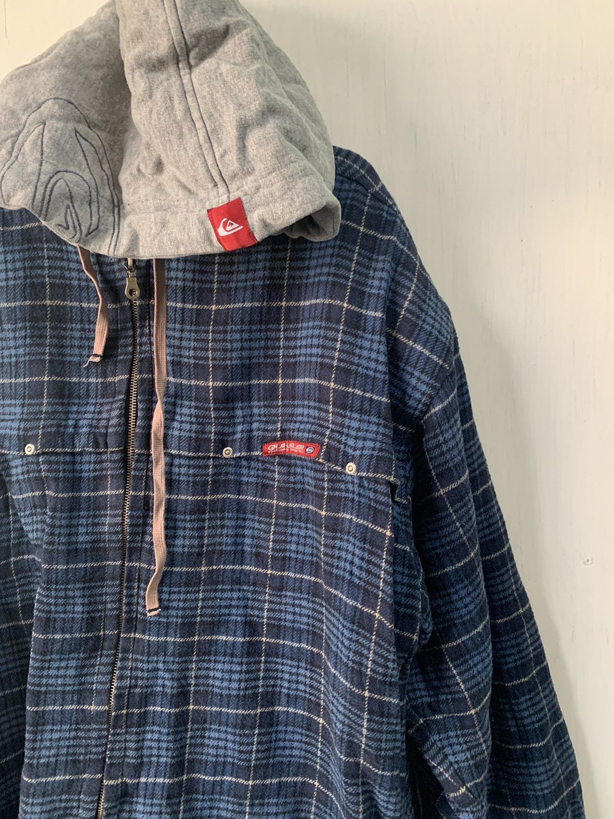 Quiksilver Quiksilver Checkered Jacket Hooded & Quilted Inner Size US XL / EU 56 / 4 - 4 Thumbnail
