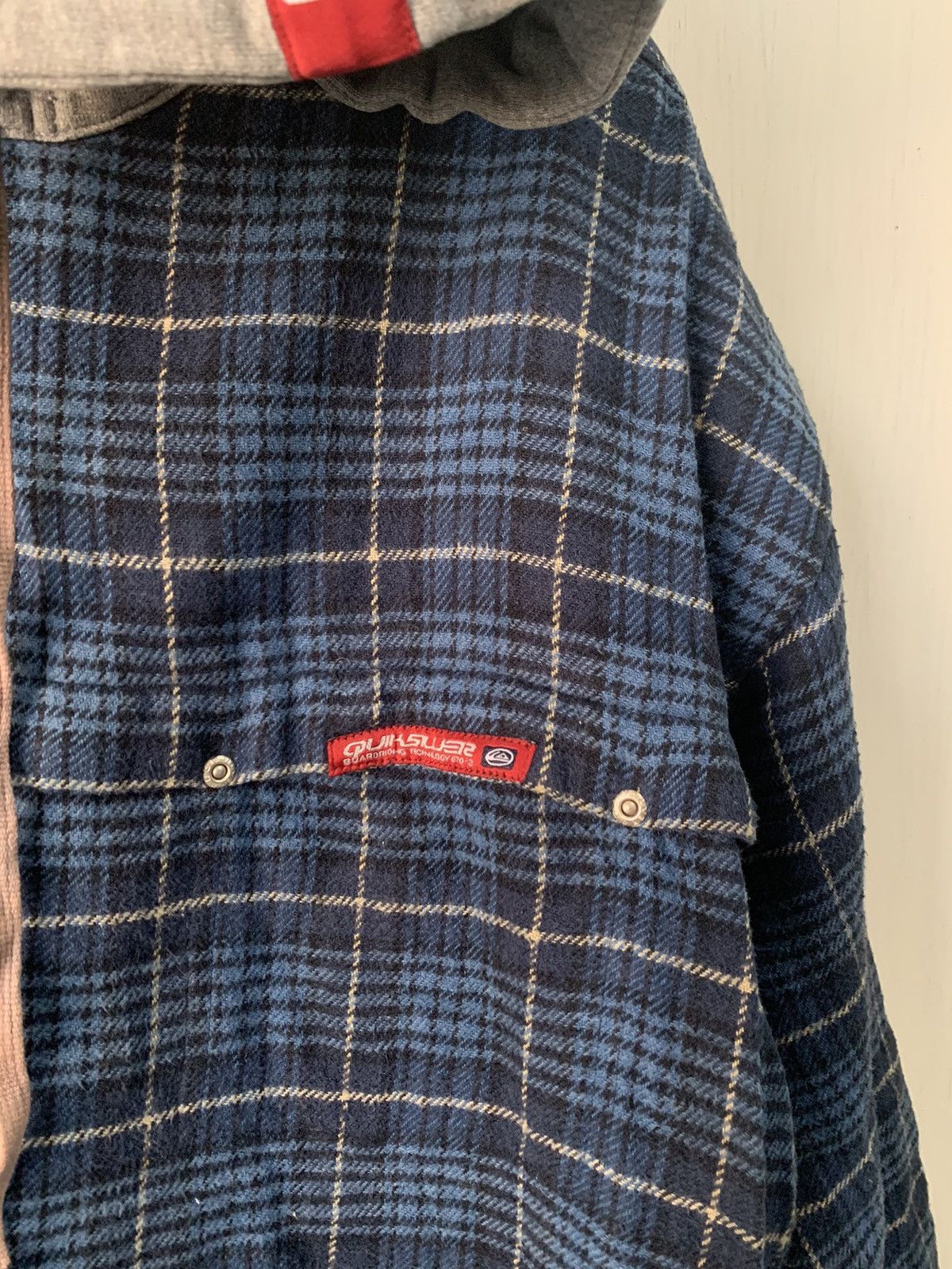 Quiksilver Quiksilver Checkered Jacket Hooded & Quilted Inner Size US XL / EU 56 / 4 - 7 Thumbnail