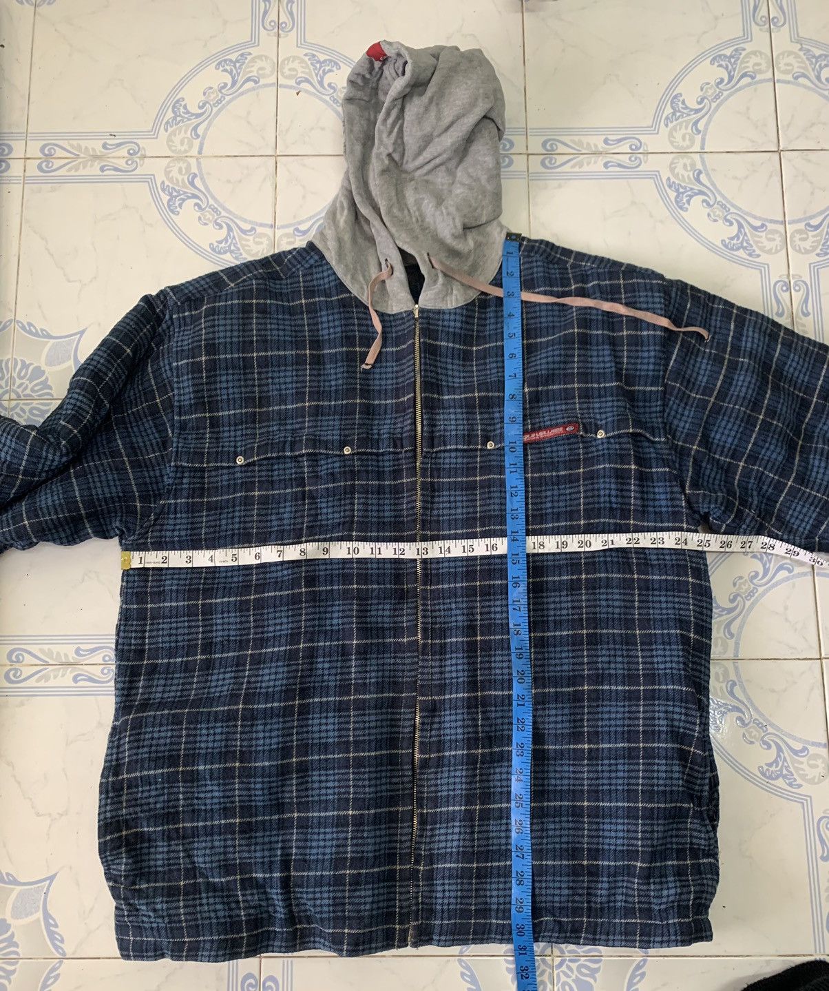 Quiksilver Quiksilver Checkered Jacket Hooded & Quilted Inner Size US XL / EU 56 / 4 - 15 Thumbnail