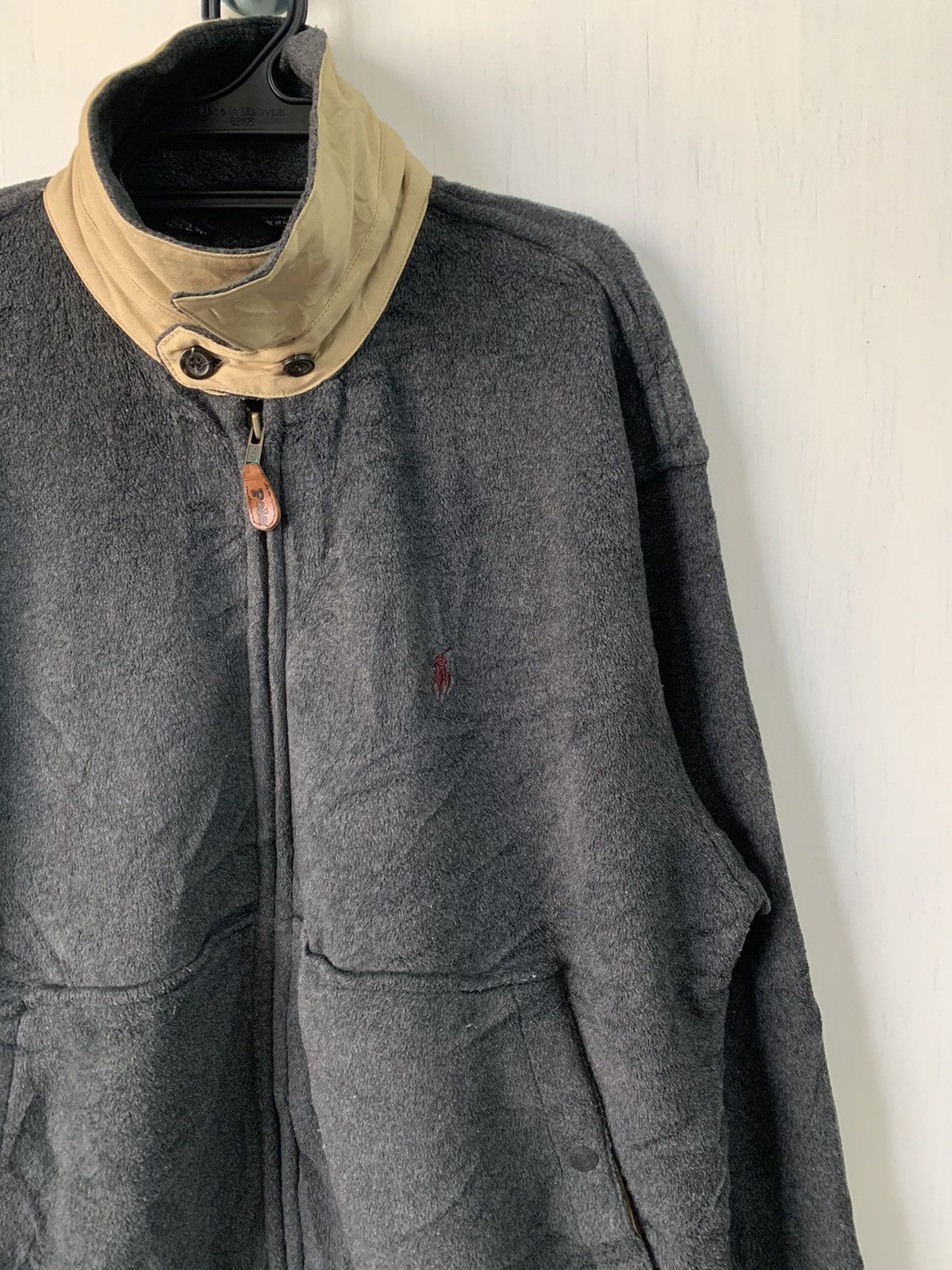 Polo Ralph Lauren Vtg Polo by Ralph Lauren Polyester Microfiber Fleece Jacket Size US L / EU 52-54 / 3 - 3 Thumbnail