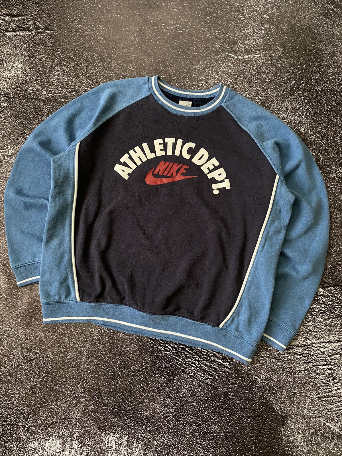 Nike Vintage Sweatshirt Swoosh Athletic Dpt Y2K Rare