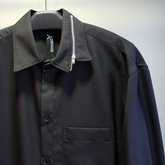 Ground Y Long Zipper Collar Shirt Size US L / EU 52-54 / 3 - 3 Thumbnail