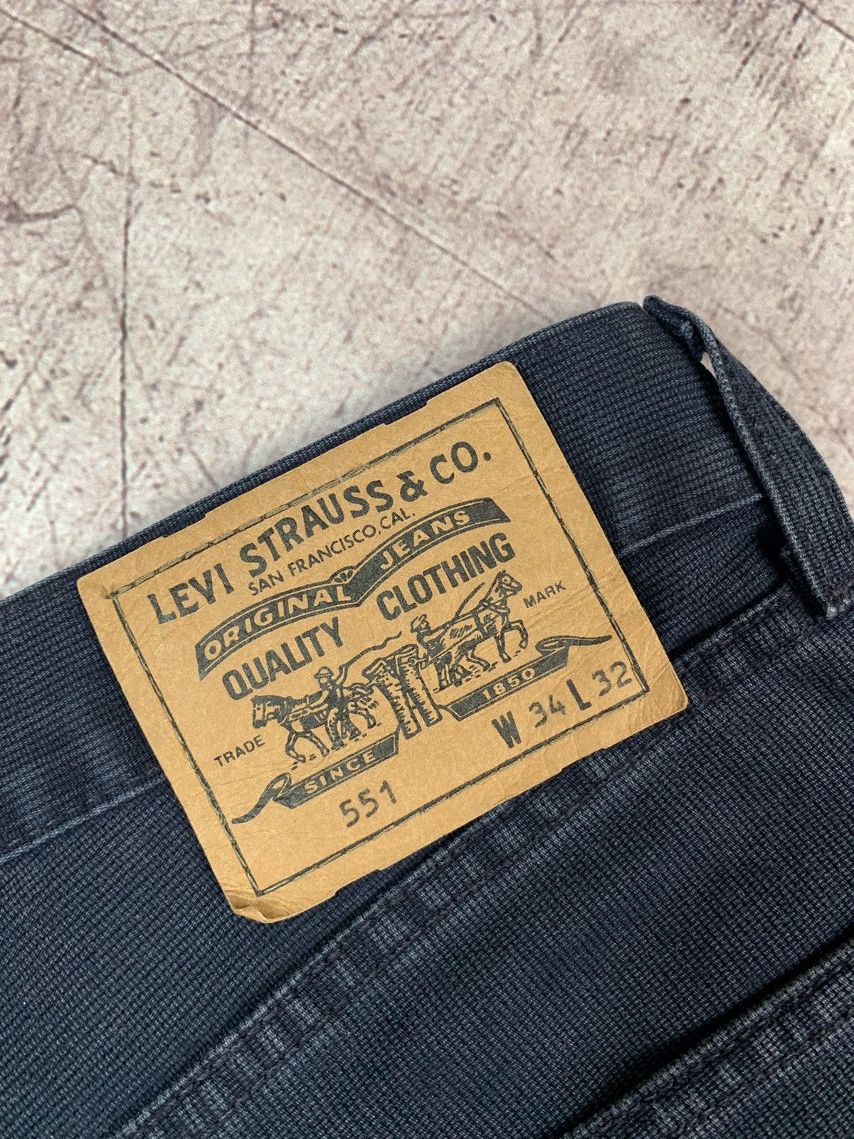 Levi's × Vintage Levi's 551 Vintage Mens Denim Pants Jeans Size US 34 / EU 50 - 3 Thumbnail