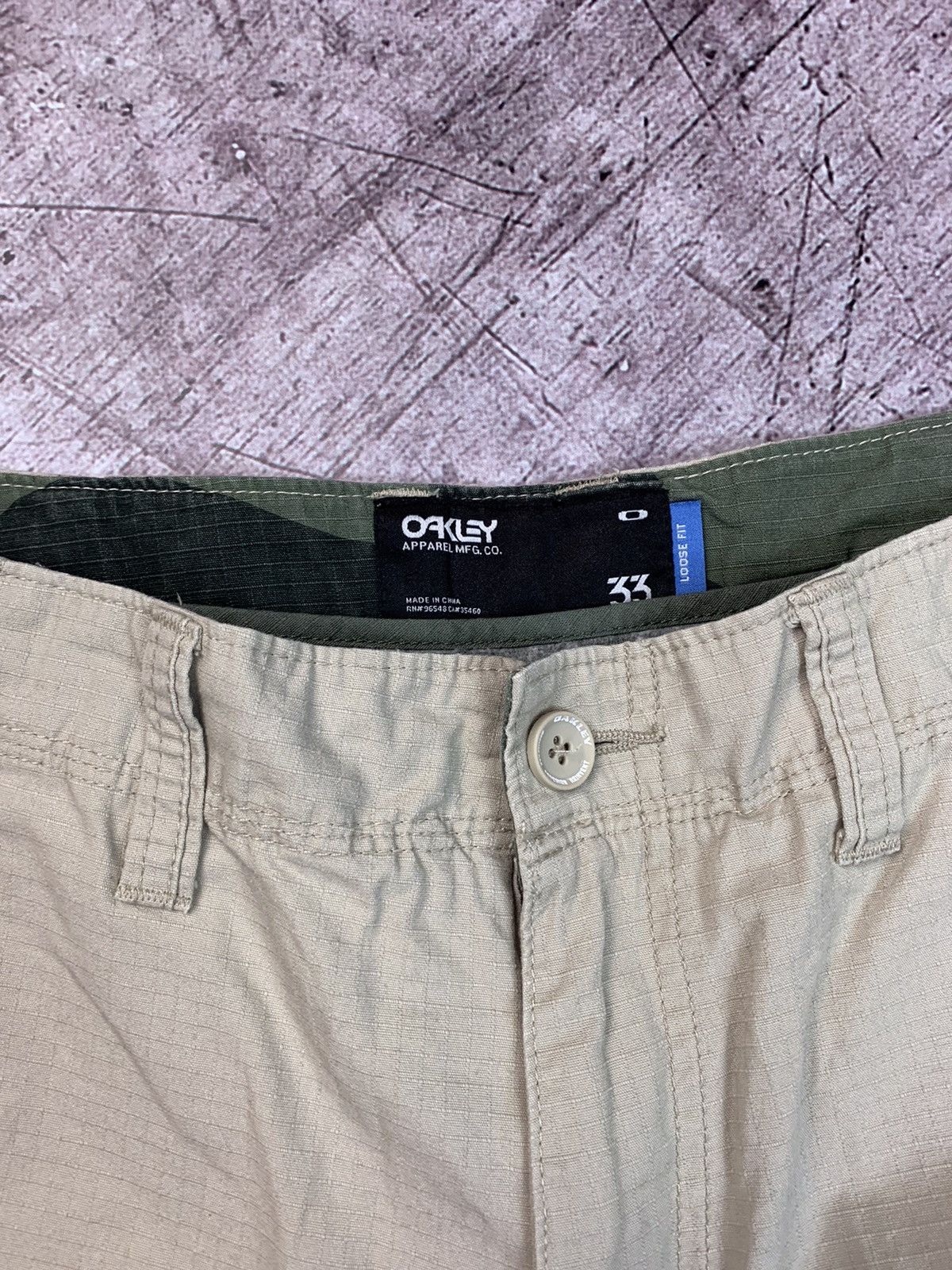 Oakley × Vintage Oakley Vintage Cargo Shorts y2k Size US 33 - 4 Thumbnail