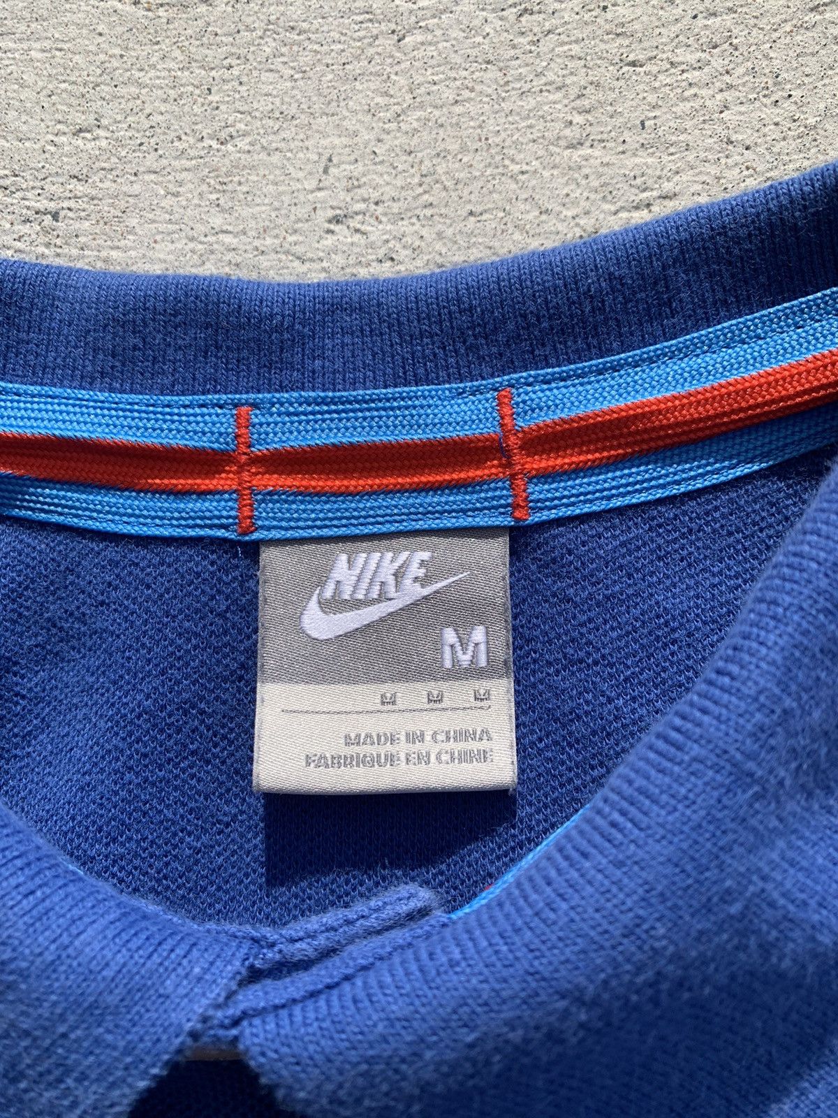 Nike Vintage Nike Polo Blue/Red (M) Size US M / EU 48-50 / 2 - 6 Thumbnail