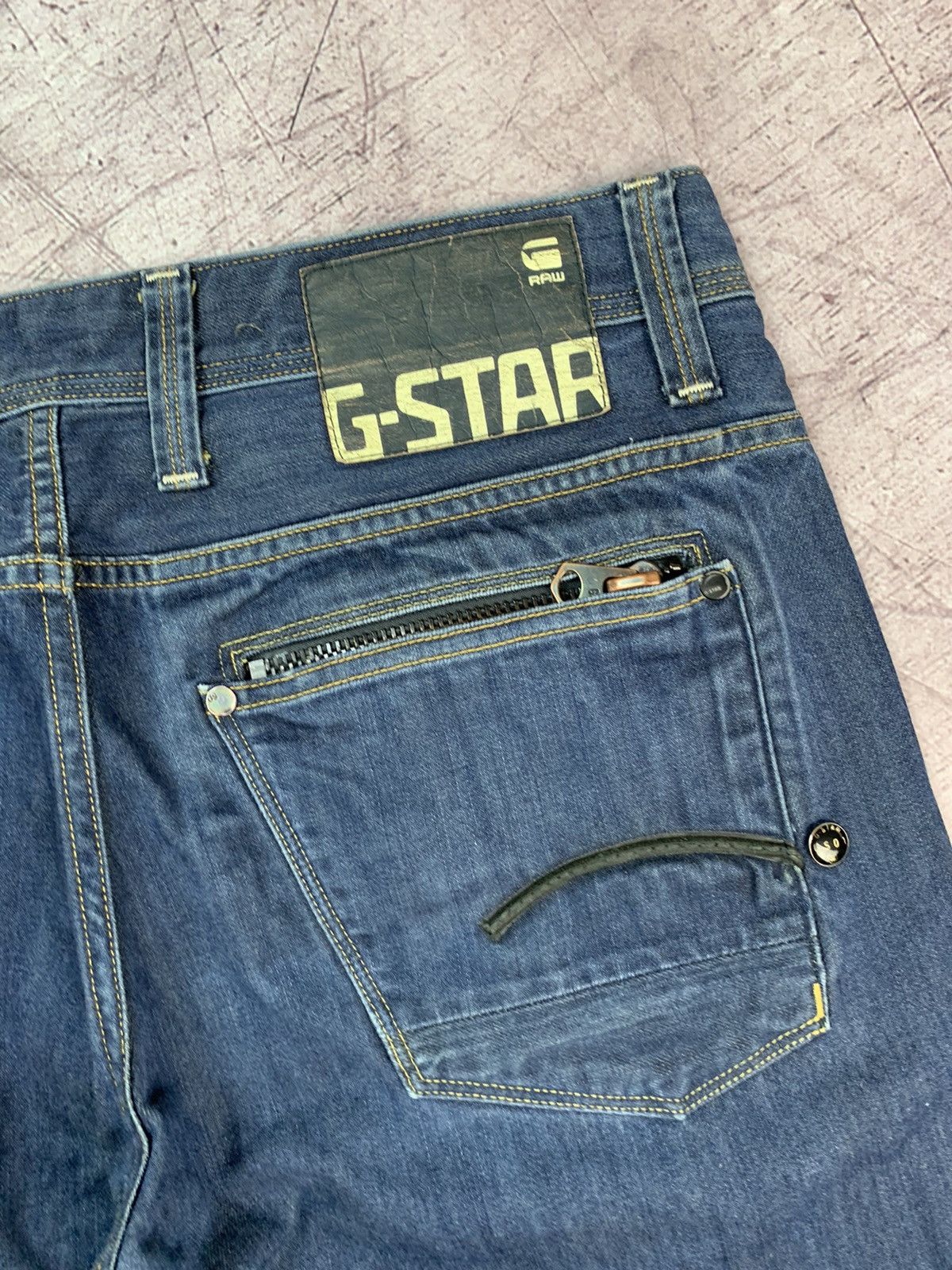 G-Star G Star Raw Vintage Mens Denim Pants Jeans Size US 33 - 3 Thumbnail