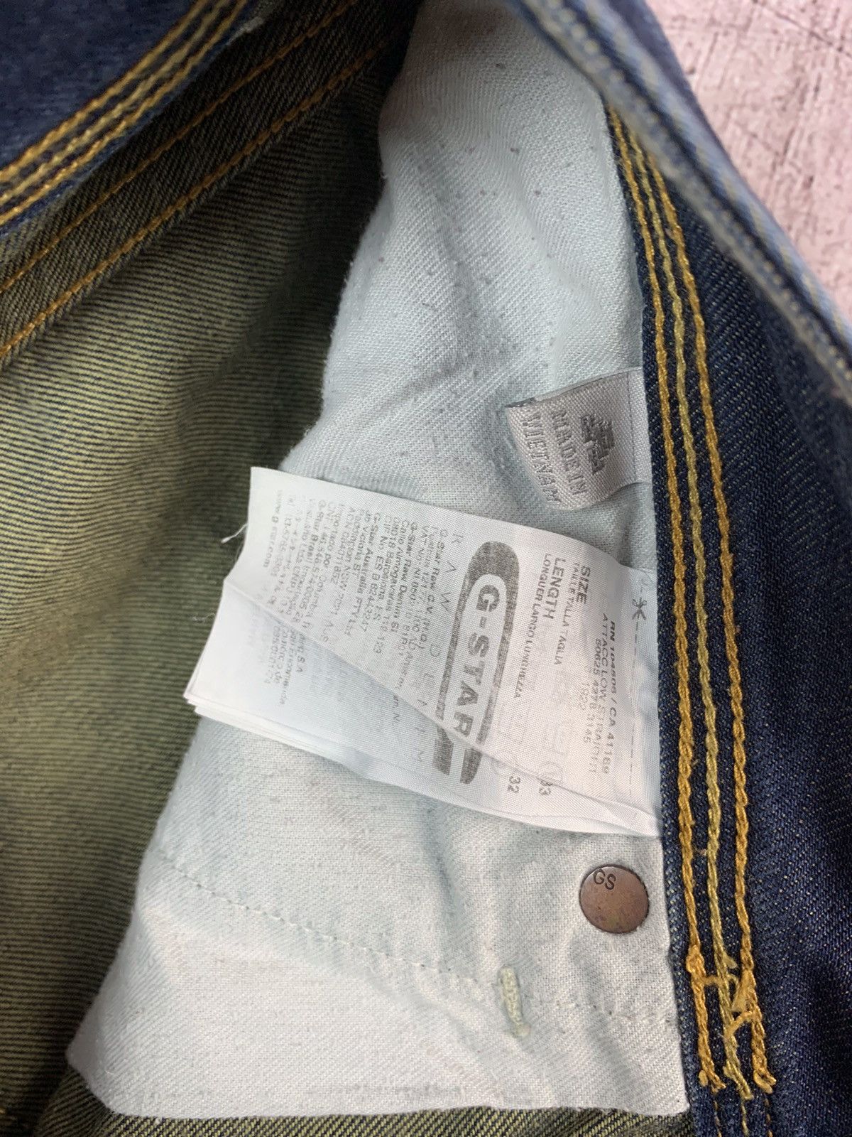 G-Star G Star Raw Vintage Mens Denim Pants Jeans Size US 33 - 6 Thumbnail