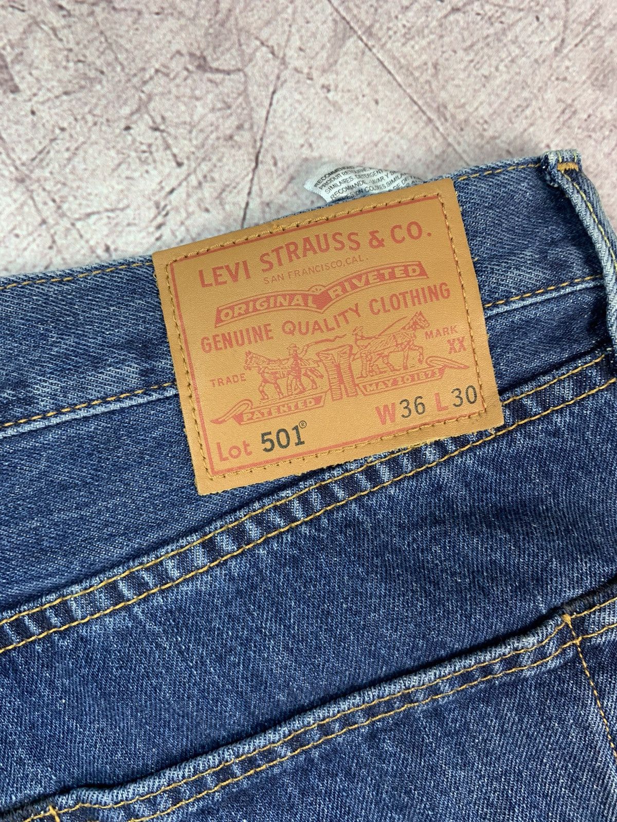 Levi's × Vintage Levi's 501 Vintage Mens Denim Pants Jeans Size US 36 / EU 52 - 3 Thumbnail