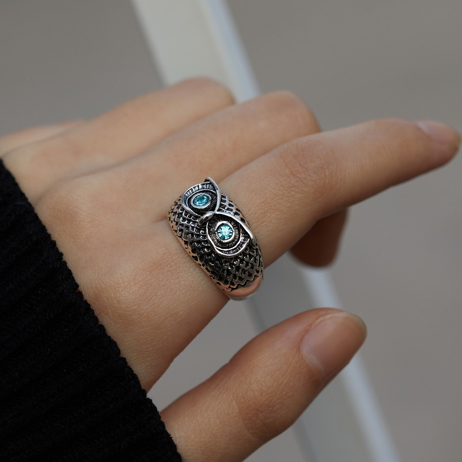 Jewelry Owl Ring Size ONE SIZE - 1 Thumbnail
