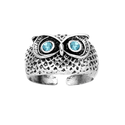 Jewelry Owl Ring Size ONE SIZE - 3 Thumbnail