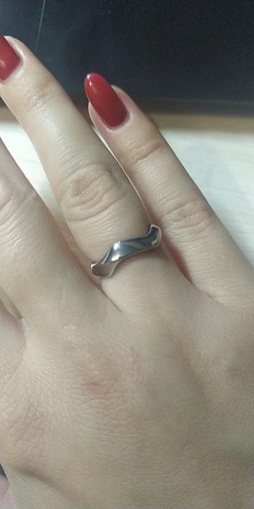 Jewelry Simple Irregular Geometric Ring Size ONE SIZE - 3 Thumbnail