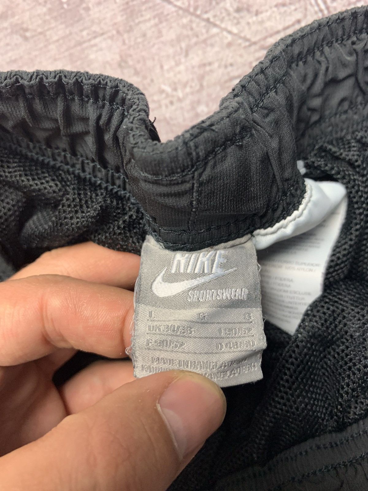 Nike × Vintage Nike Vintage Mens Nylon Track Pants Y2K Drill Style Size US 34 / EU 50 - 5 Thumbnail