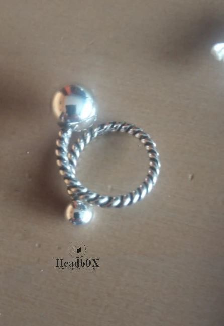 Jewelry Braided Ball Ring Size ONE SIZE - 3 Thumbnail