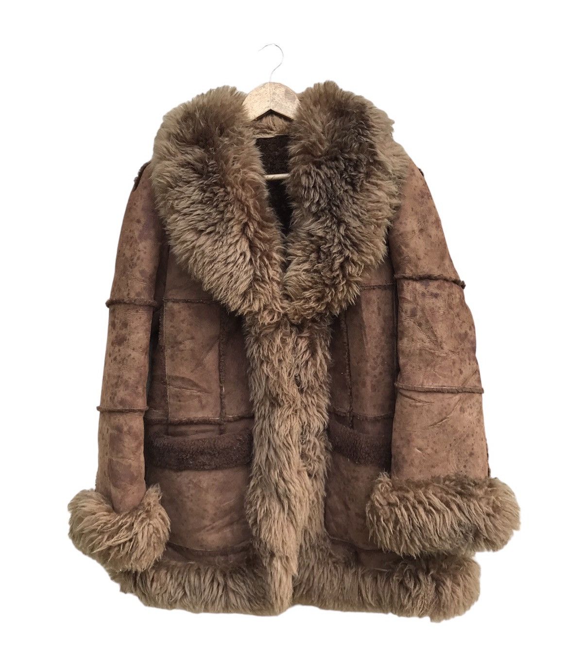 14th Addiction RARE SHEEPSKIN COAT FUR LEATHER JACKET UNISEX LIKE SAGA FOX Size US S / EU 44-46 / 1 - 1 Thumbnail