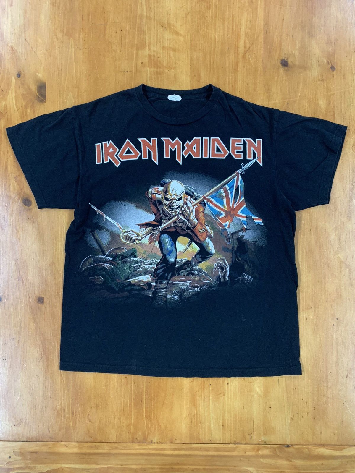 Vintage Vintage Iron Maiden Zombie Soldier Tee Grailed