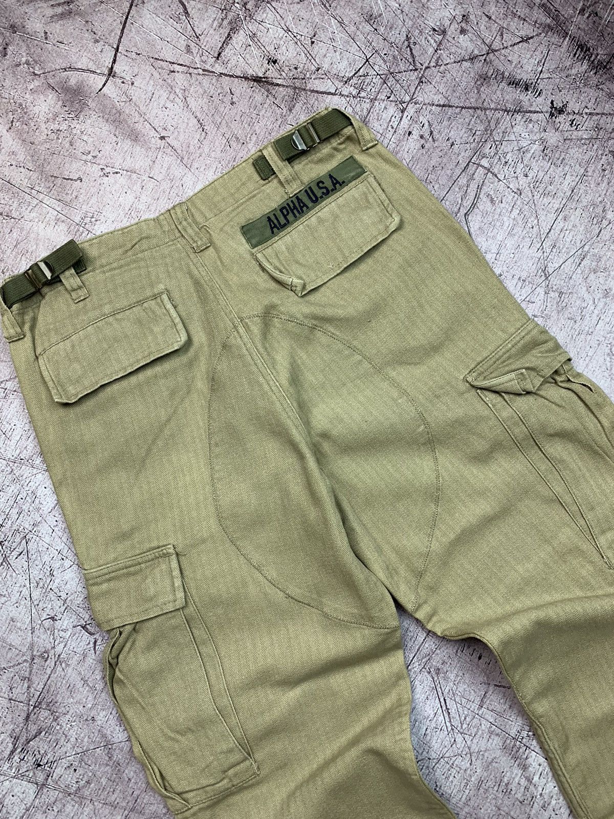 Alpha Industries Alpha Industries Vintage USA Tactical Cargo Military Pants Size US 30 / EU 46 - 3 Thumbnail