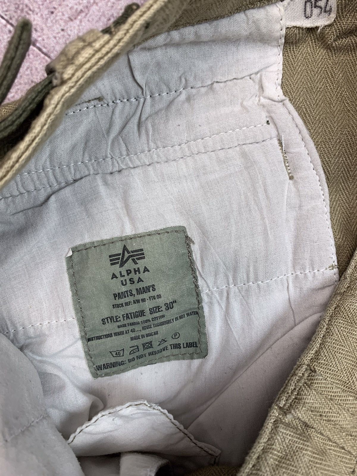 Alpha Industries Alpha Industries Vintage USA Tactical Cargo Military Pants Size US 30 / EU 46 - 6 Thumbnail