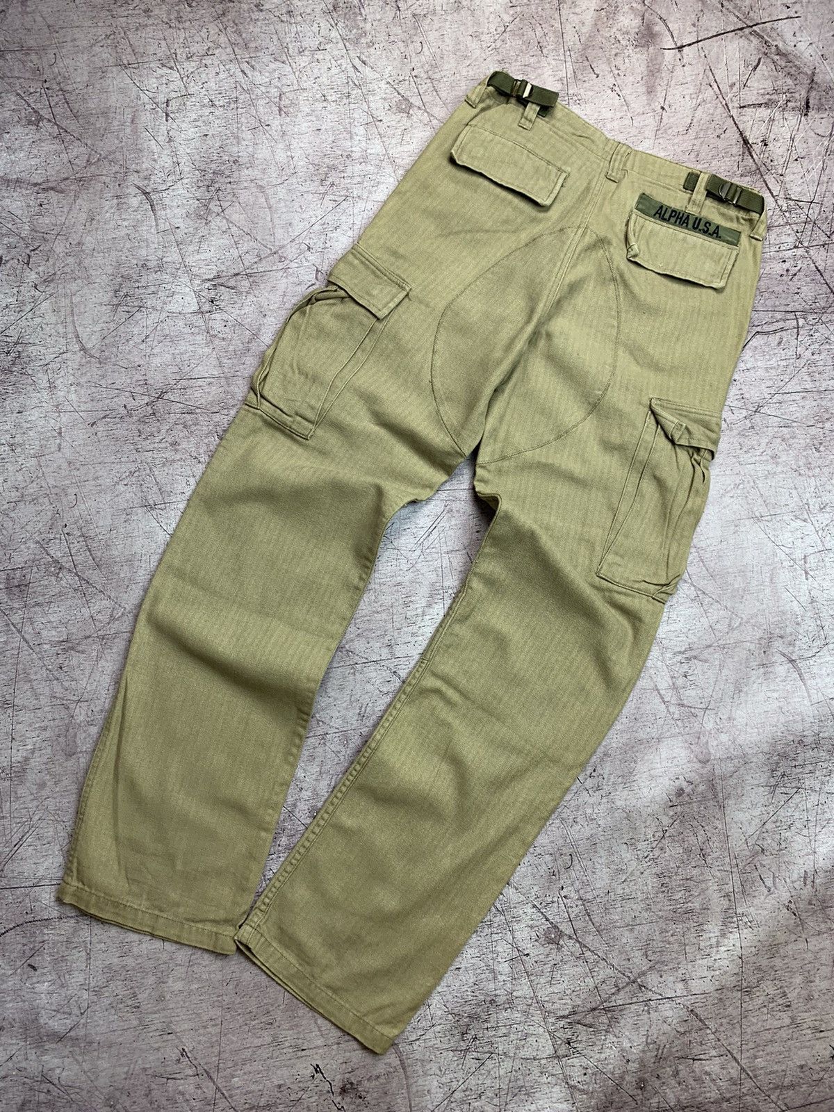 Alpha Industries Vintage USA Tactical Cargo Military Pants