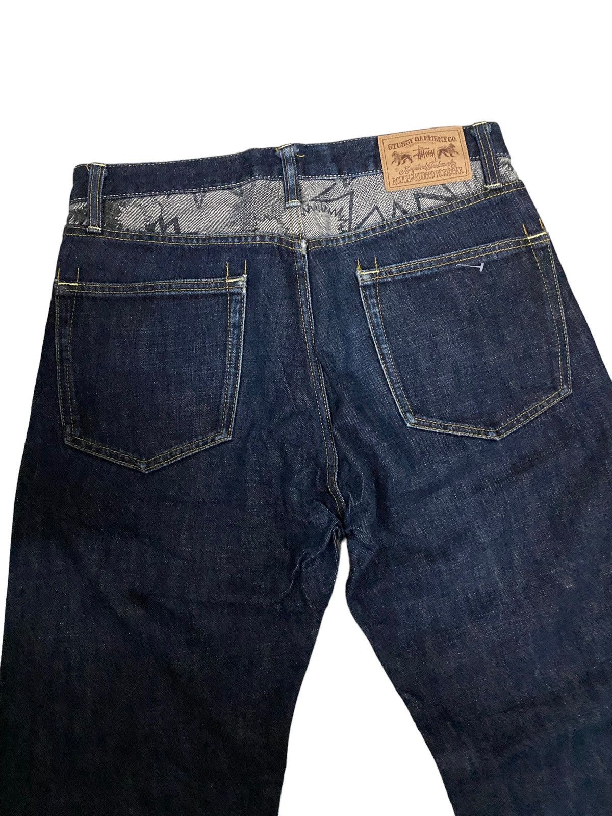 Japanese Brand × Stussy × Vintage Vintage Stussy Rough&Rugged Denim ...