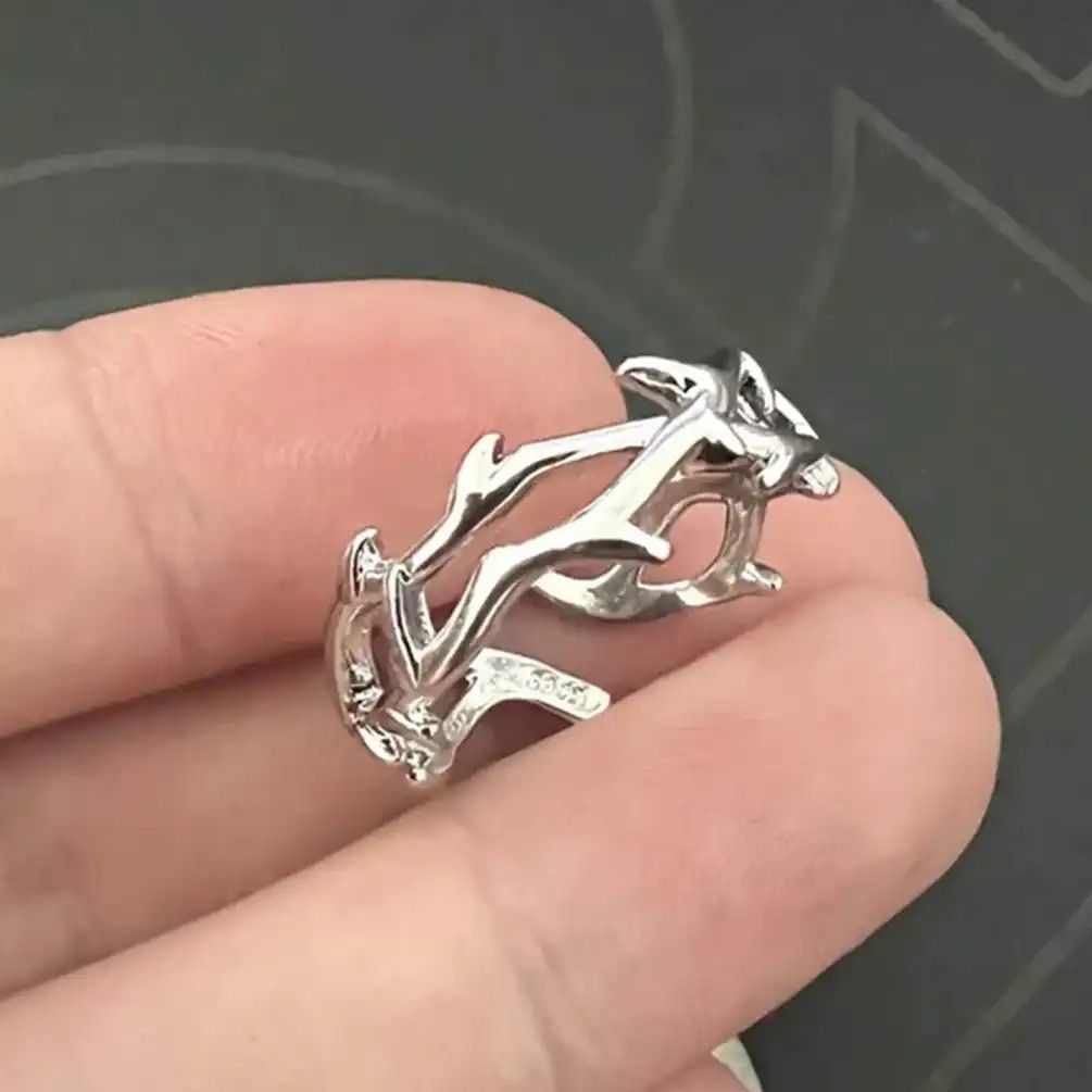 Jewelry Torn Style Adjustable Ring Size ONE SIZE - 1 Thumbnail