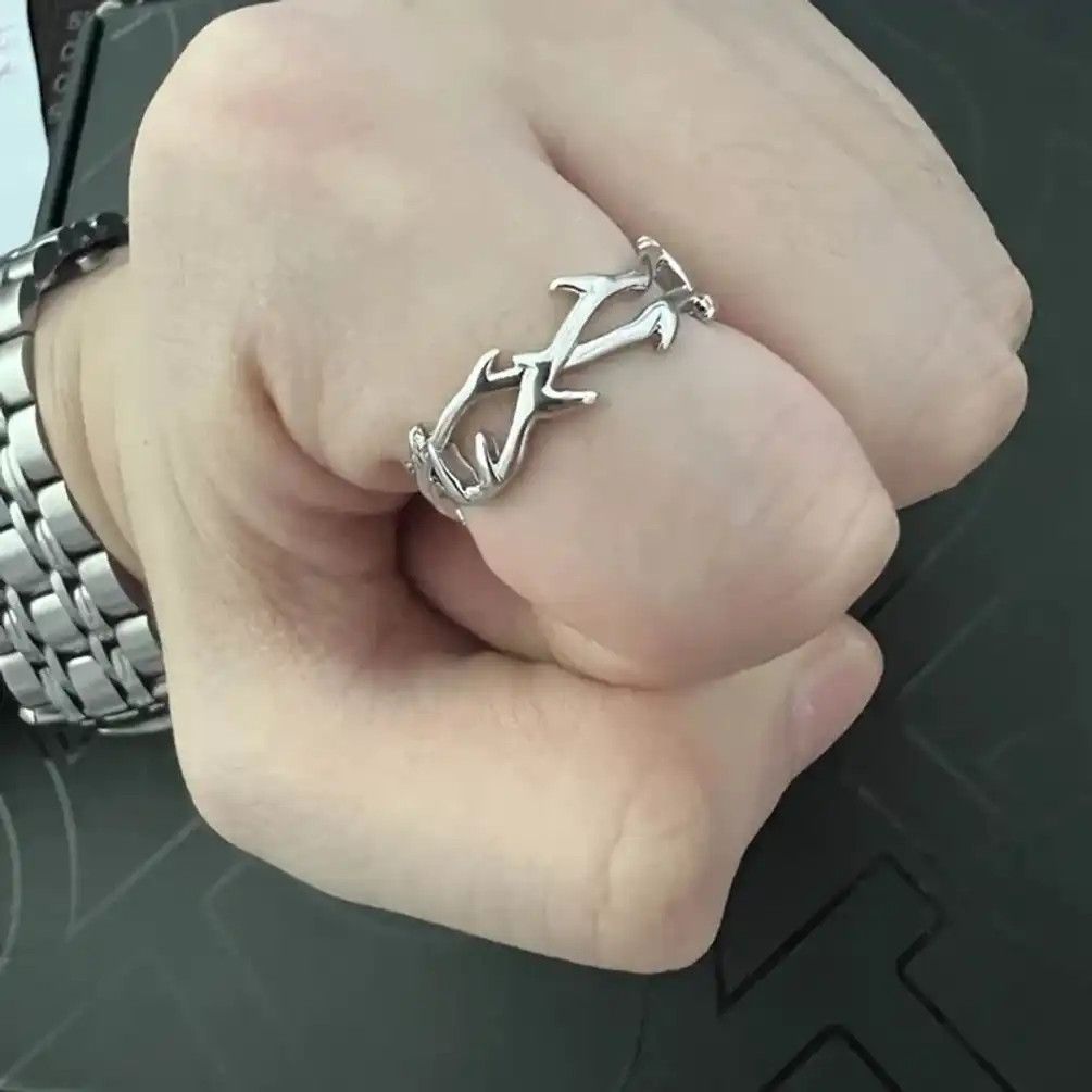Jewelry Torn Style Adjustable Ring Size ONE SIZE - 4 Thumbnail