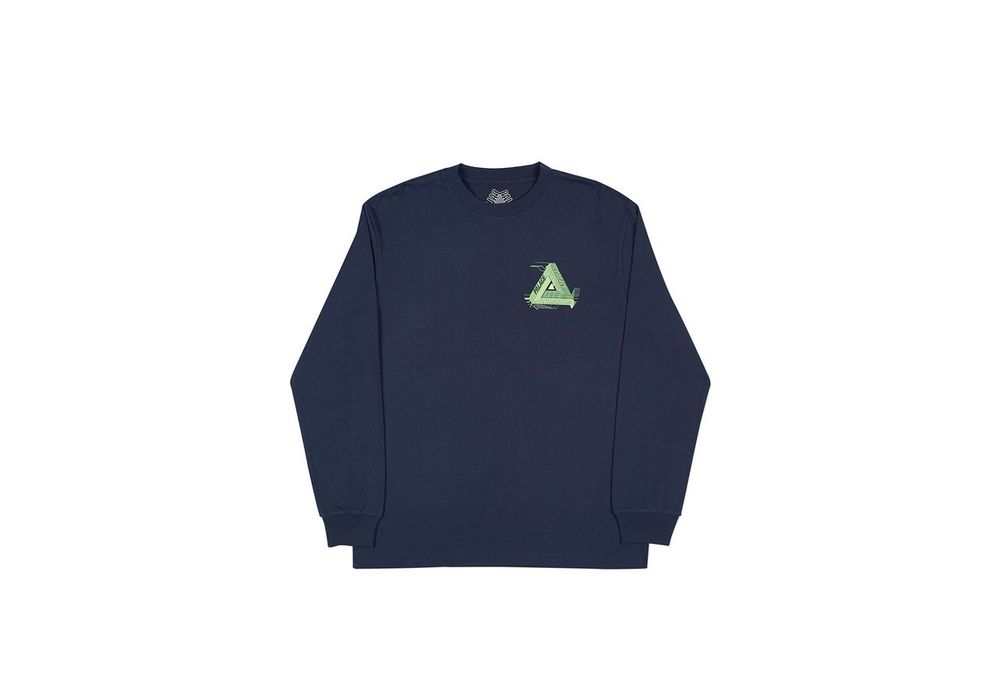 Palace Surkit Longsleeve T-Shirt Navy | Grailed