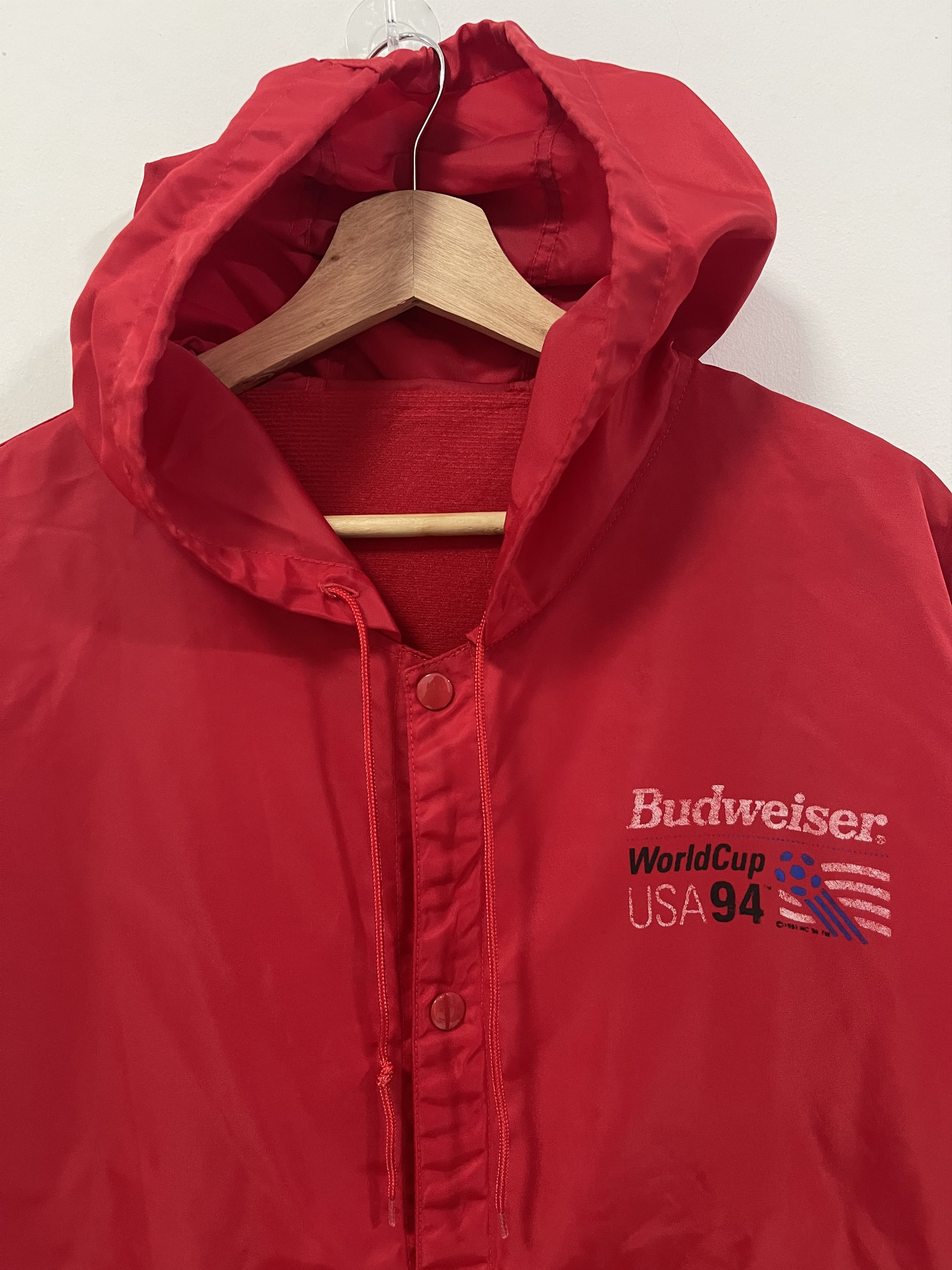 Vintage Vintage World Cup Usa 94 Budweiser Raincoats Long Jacket Size US M / EU 48-50 / 2 - 6 Thumbnail