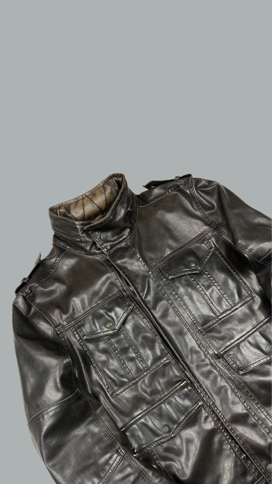 Levi's Levi’s Leather Jacket MultiPocket Size US M / EU 48-50 / 2 - 2 Thumbnail